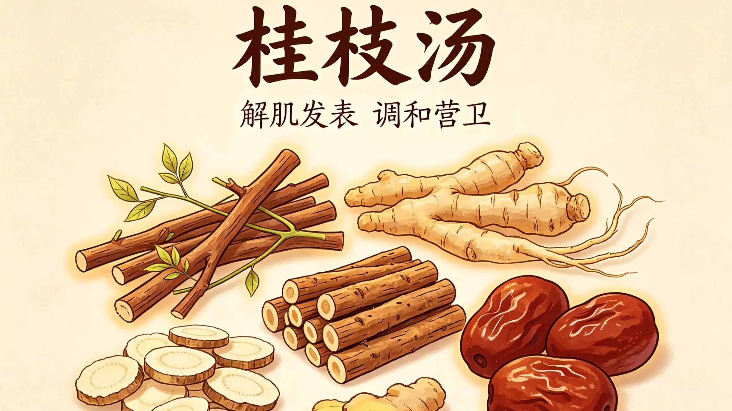 桂枝汤详解｜群方之魁，调和营卫第一方，专治外感风寒、汗出恶风，解锁千年经方智慧 HJMEDICAL