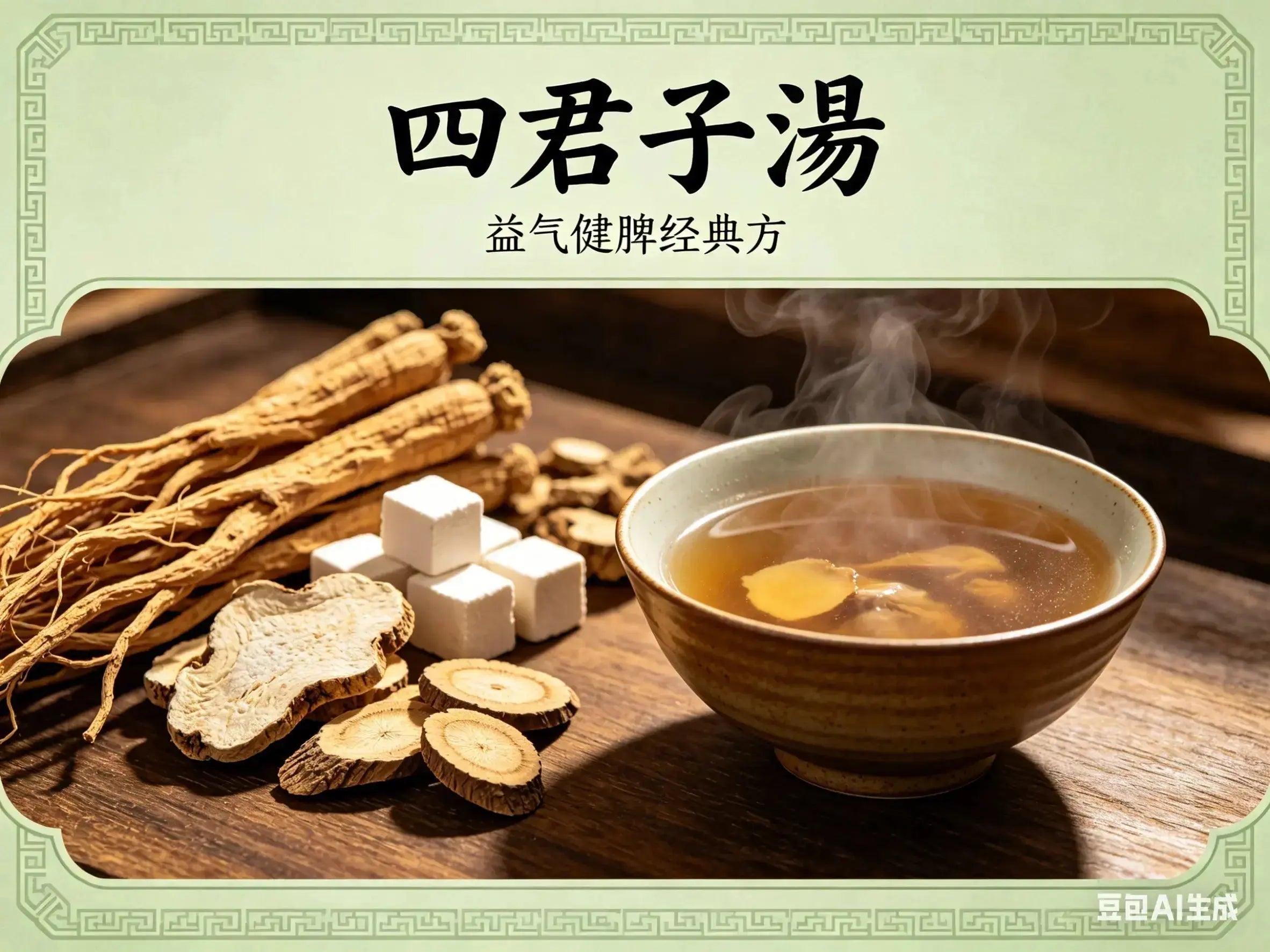脾胃气虚的“万能基础方”——四君子汤详解，补气健脾从根源养出好体质 HJMEDICAL