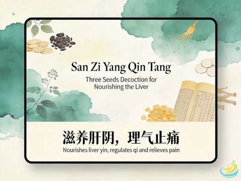 San Zi Yang Qin Tang: Classic TCM Formula for Phlegm-Damp, Cough, Wheezing & Food Stagnation HJMEDICAL