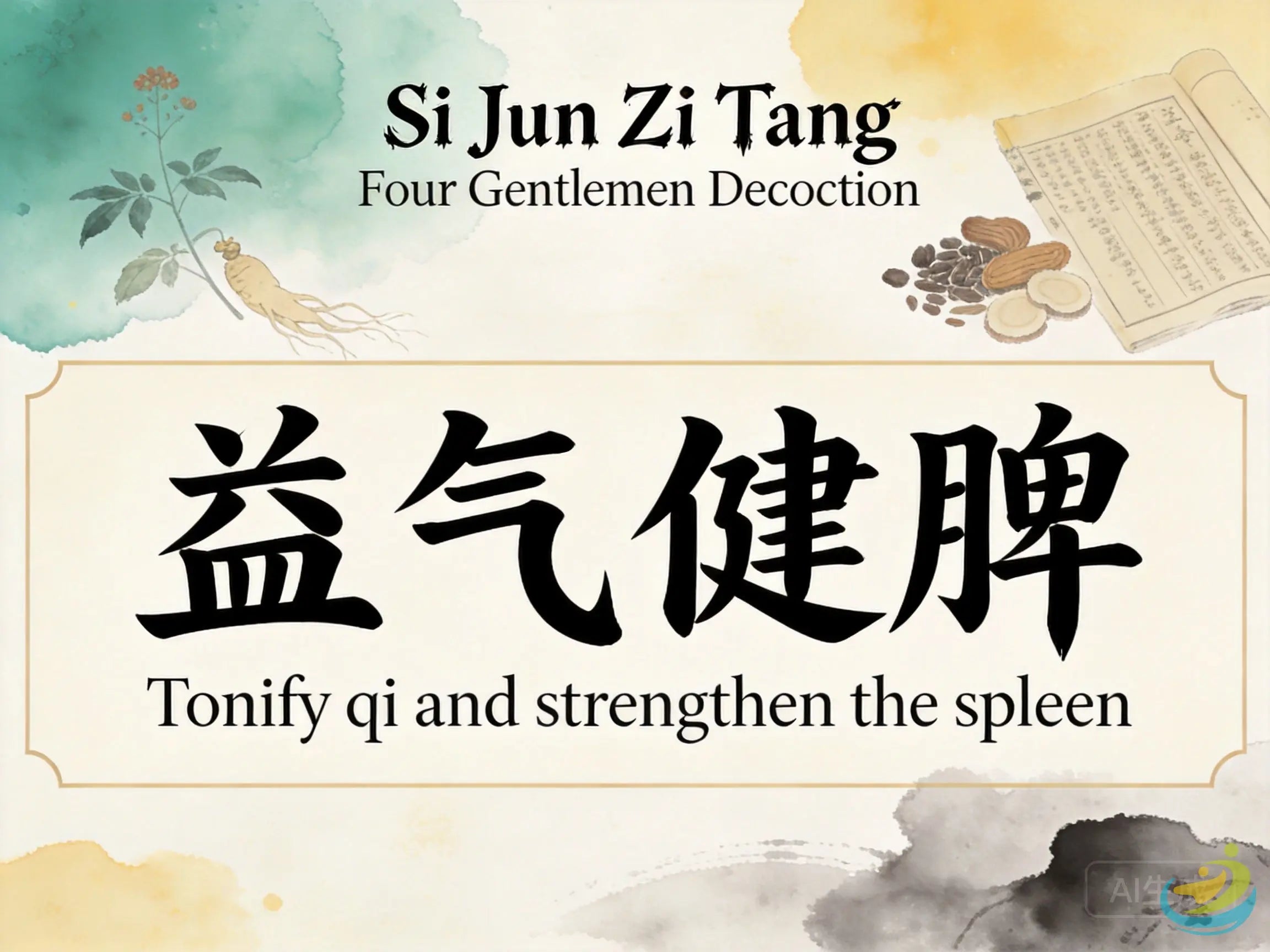 Si Jun Zi Tang (Four Gentlemen Decoction): TCM Formula for Digestion and Fatigue HJMEDICAL