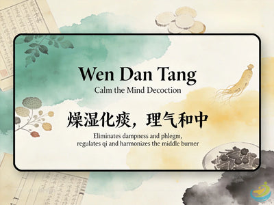Wen Dan Tang: Classic TCM Formula for Phlegm-Heat, Insomnia, Palpitations & Gallbladder Disharmony HJMEDICAL