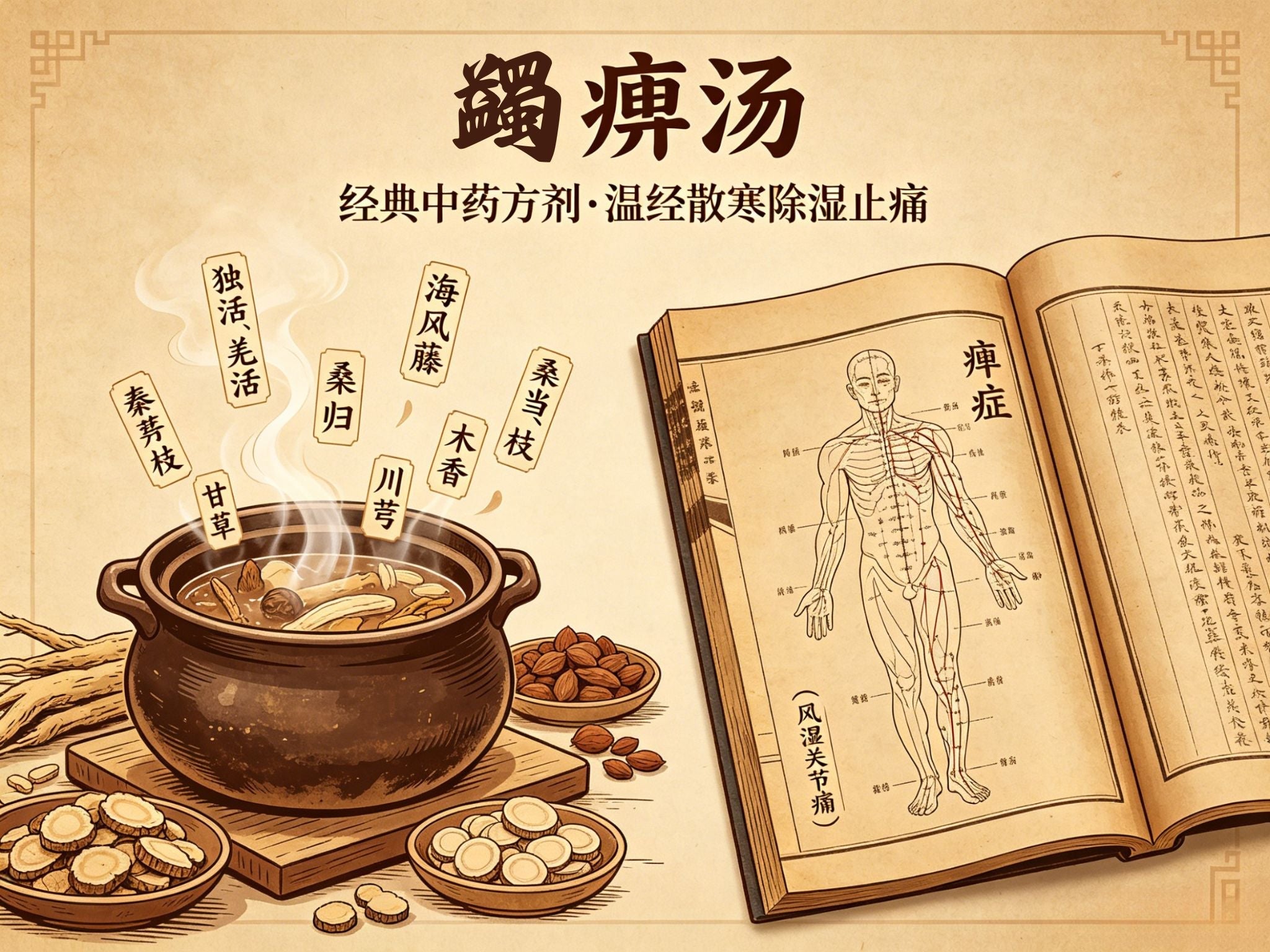 祛风除湿通痹痛：蠲痹汤全解析——方解、功效与临床应用详解