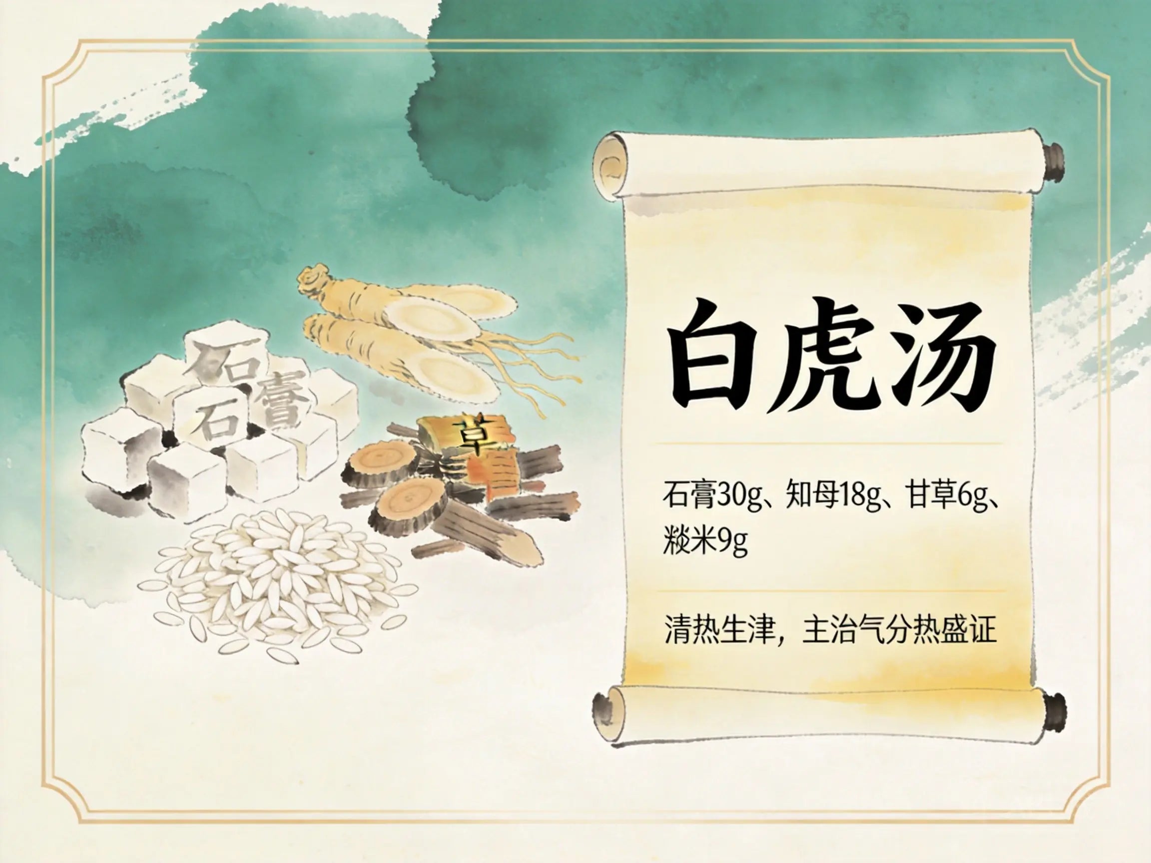 白虎汤功效与配方解析：揭秘四大清热神方，如何科学调理现代阳明大热证 HJMEDICAL