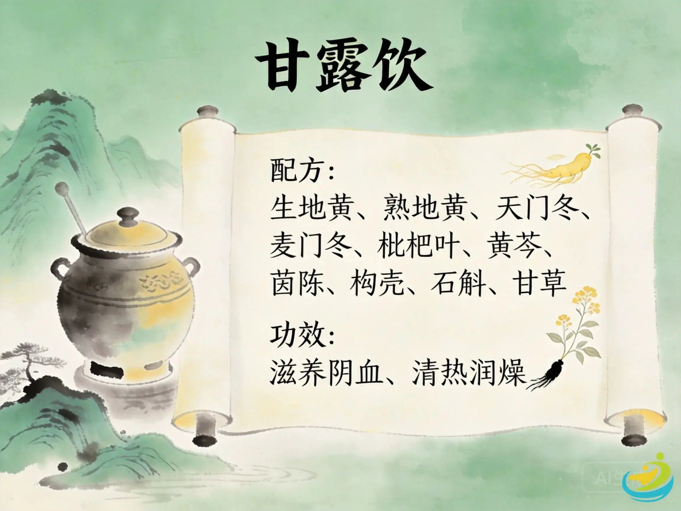甘露饮：清热利湿、滋阴养血的经典调理方案 HJMEDICAL