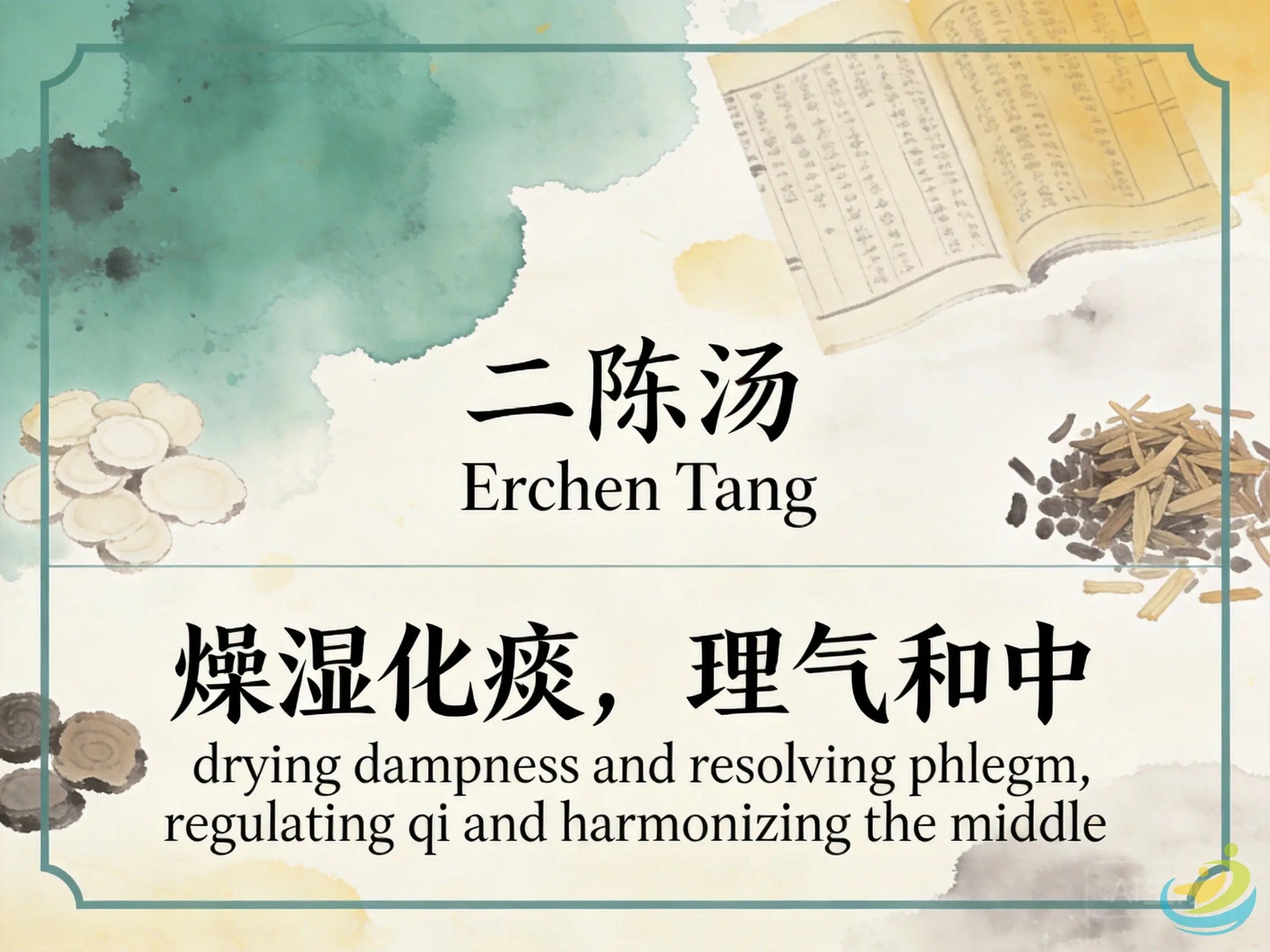 Er Chen Tang: Classic TCM Formula for Phlegm-Damp, Cough, Nausea & Spleen Deficiency HJMEDICAL
