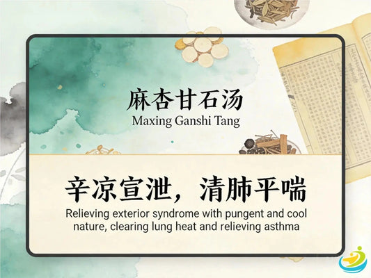 Ma Xing Shi Gan Tang: Traditional Chinese Herbal Formula for Cough, Wheezing, and Lung Heat HJMEDICAL