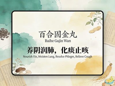 Bai He Gu Jin Tang: Classic TCM Formula for Lung & Kidney Yin Deficiency with Dryness HJMEDICAL