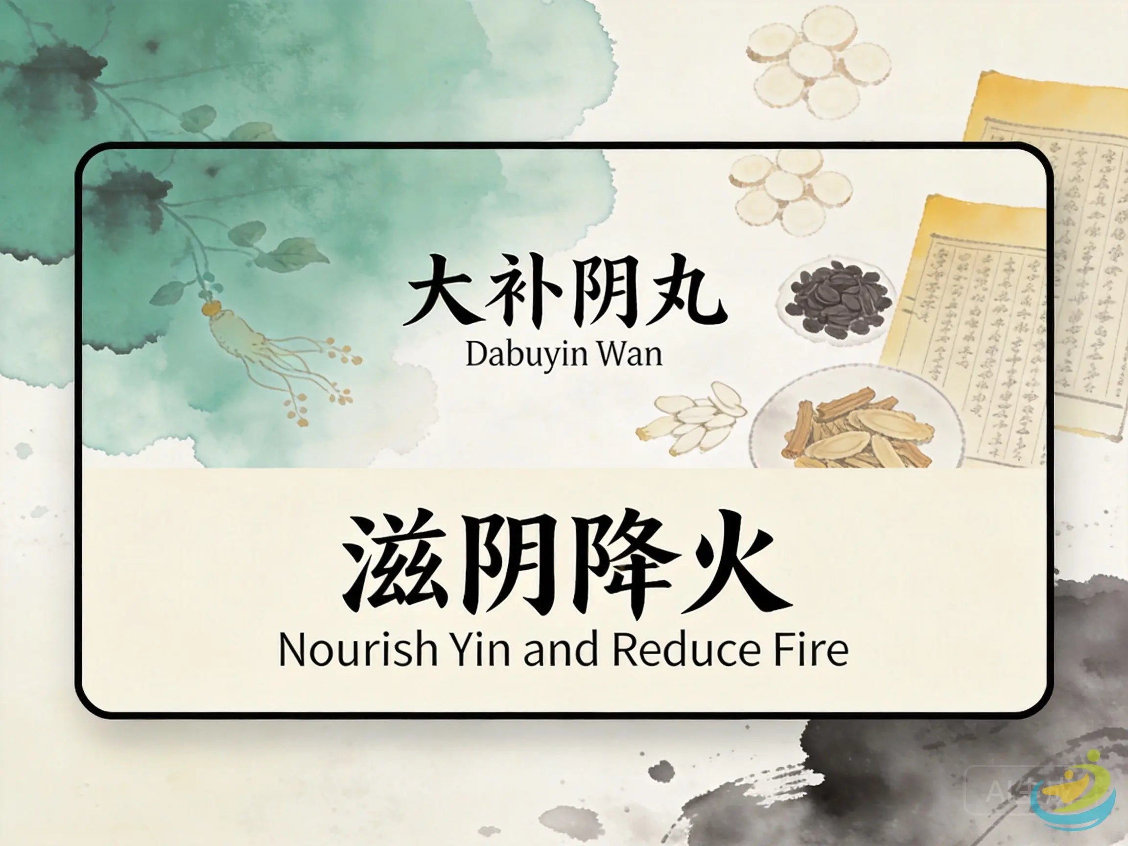 Da Bu Yin Wan: Classic TCM Formula for Yin Deficiency with Fire, Night Sweats & Steaming Bone HJMEDICAL
