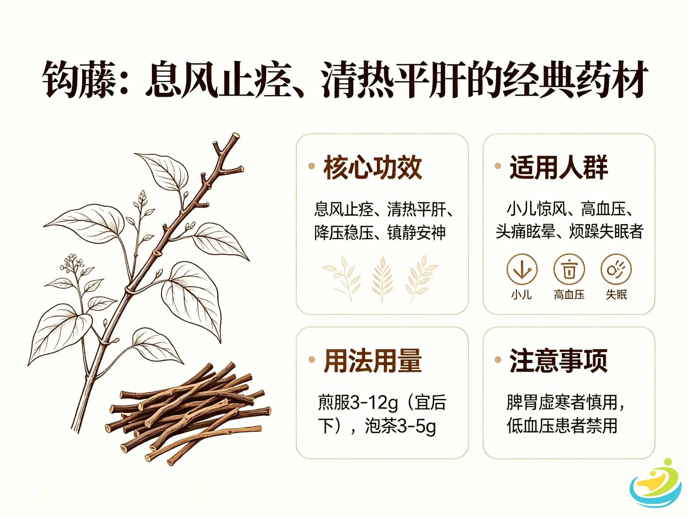 Gou Teng (Uncaria): The Classic TCM Herb for Settling Wind, Clearing Heat and Calming Liver-Yang HJMEDICAL