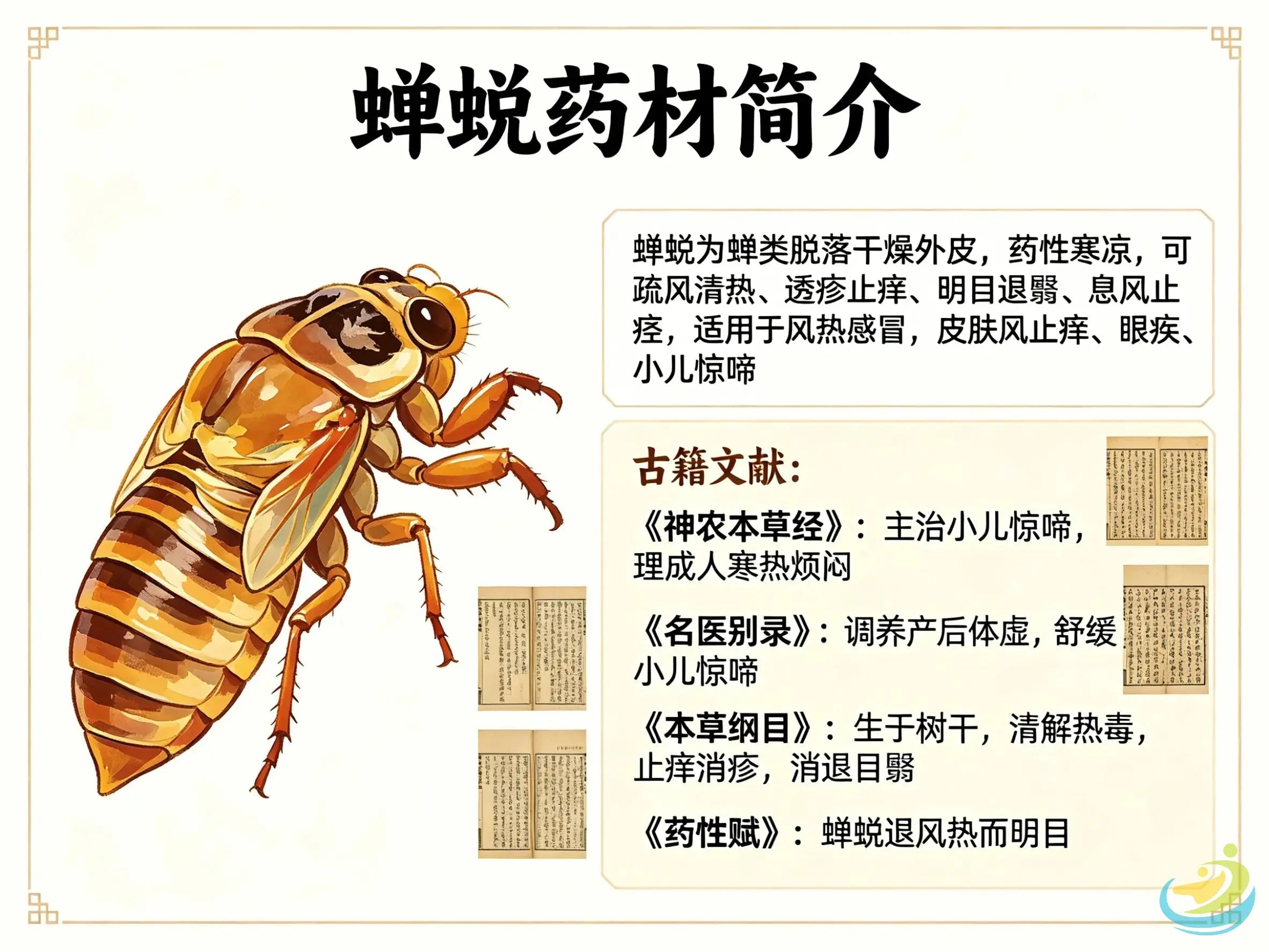 Chan Tui (Cicada Moulting): The Herb for Dispelling Wind-Heat, Relieving Itch, Brightening Eyes and Calming Fright HJMEDICAL