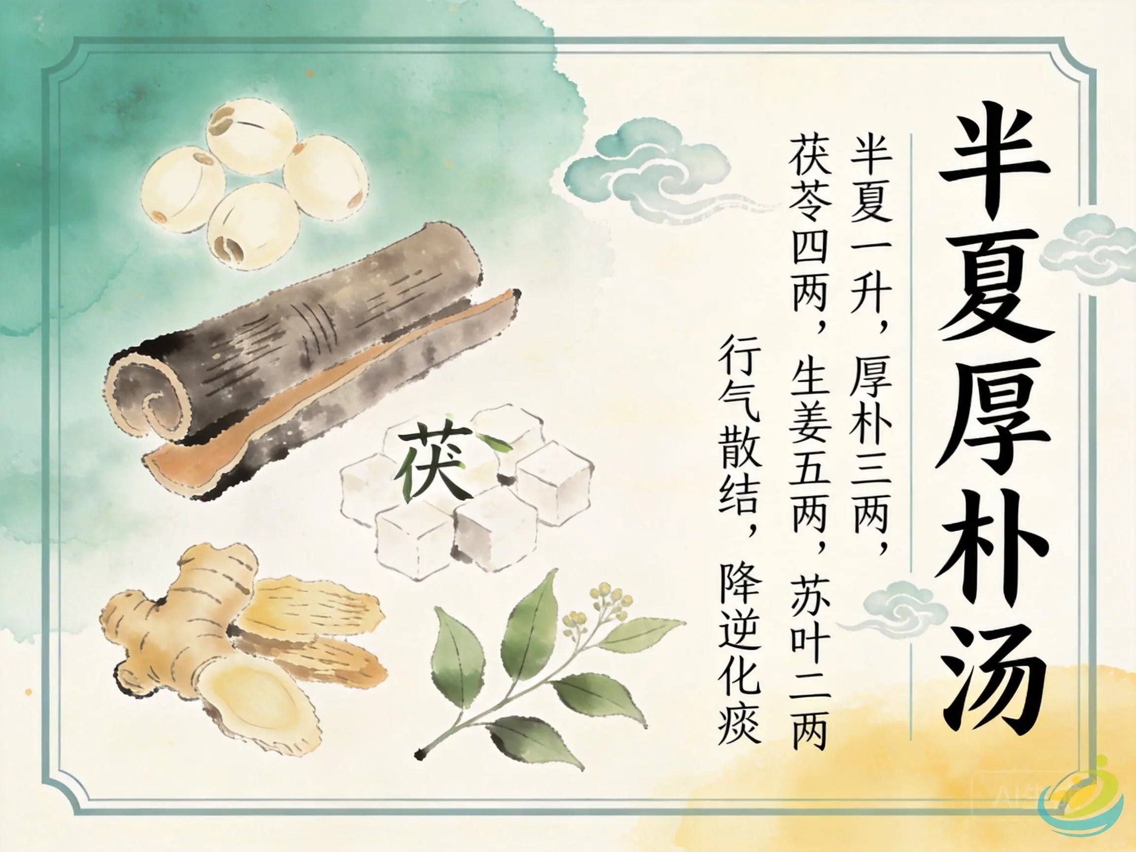 半夏厚朴汤：行气开郁、降逆化痰的经典调理方案 HJMEDICAL