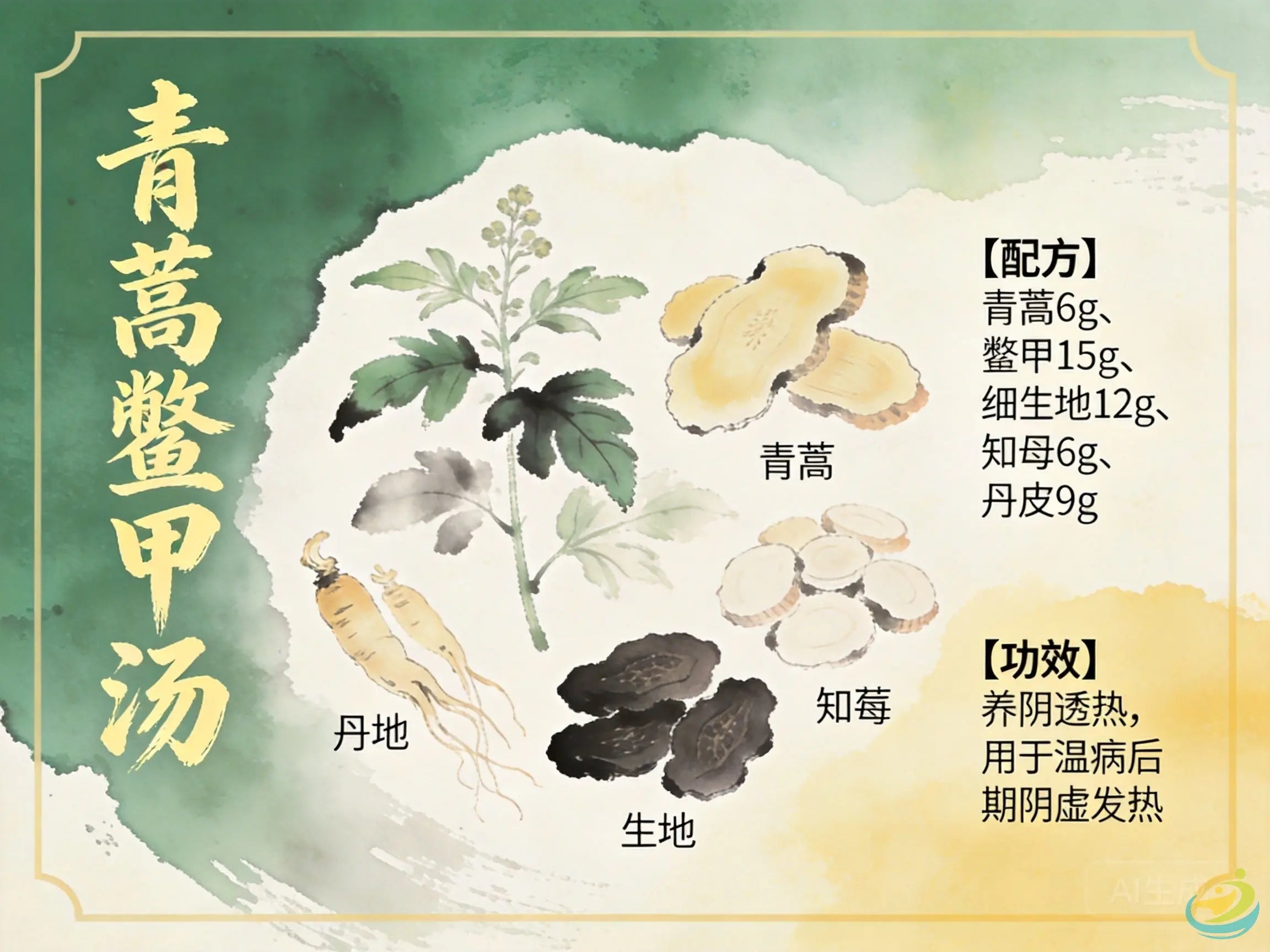 Qing Hao Bie Jia Tang: Clearing Yin-Level Heat and Relieving Yin Deficiency Fevers HJMEDICAL