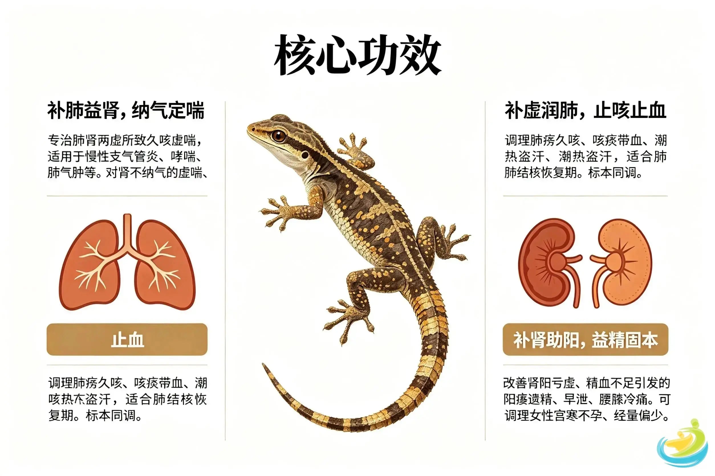 Ge Jie (Tokay Gecko): The Precious Animal Herb for Supplementing Lung-Kidney and Settling Deficiency Panting HJMEDICAL