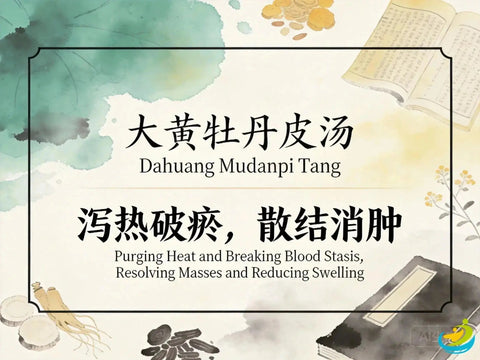 Da Huang Mu Dan Tang: Classic TCM Formula for Intestinal Abscess, Appendicitis & Lower Abdominal Pain HJMEDICAL