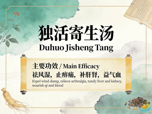 独活寄生汤：祛风除湿补益肝肾，改善退化性关节炎、慢性腰痛与关节僵硬问题 HJMEDICAL