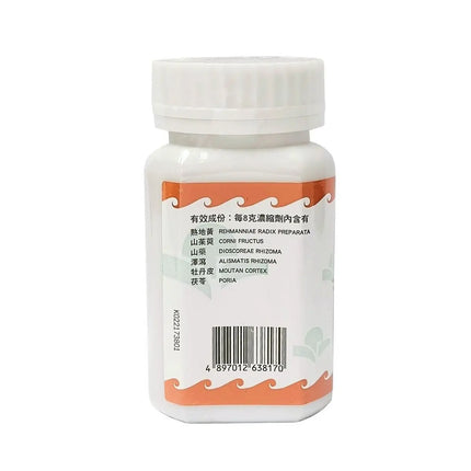 Hoi Tin Liu Wei Di Huang Tang Granules Ingredients
