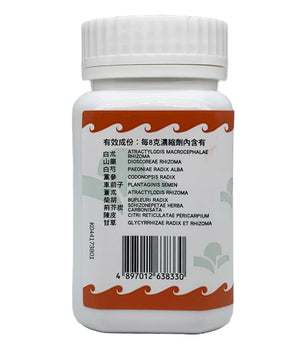 Hoi Tin Wan Dai Tang Extract Granules Ingredients
