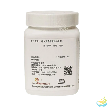 Nong's Huang Lian E Jiao Tang Ingredients Label