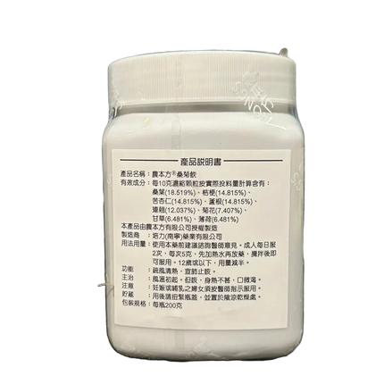 Nong's Sang Ju Yin Directions